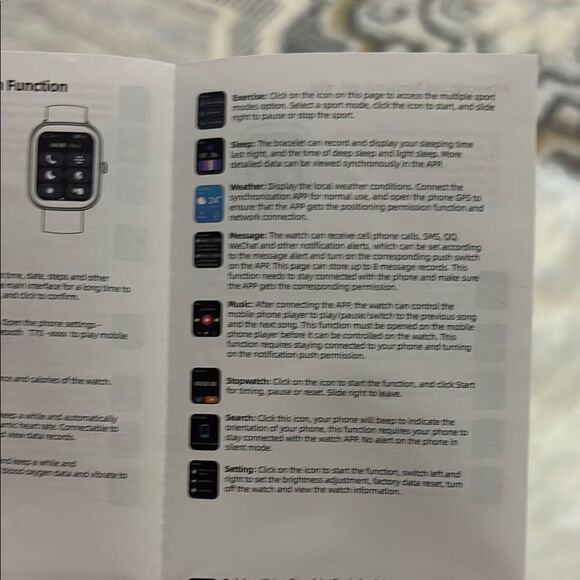 Smartwatch with Square Face - Black Fitness Tracker, make calls, etc. etc. - Picture 12 of 12